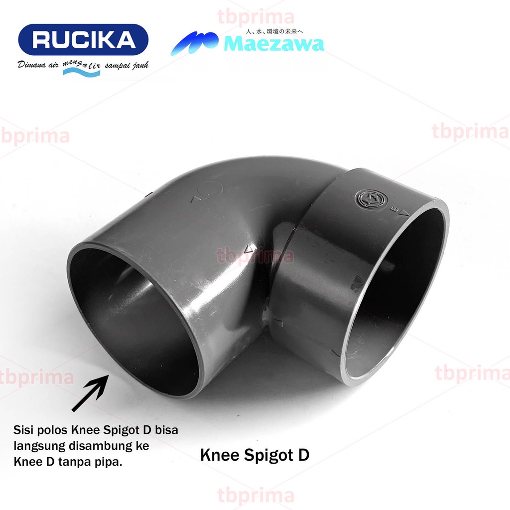 Knee Elbow Spigot 3” D RUCIKA ( Special Fitting )