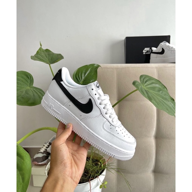 womens air force 1 white with black swoosh