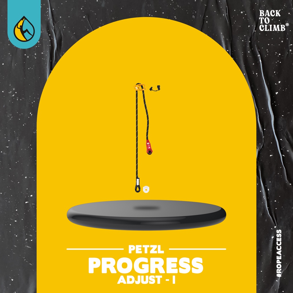 Petzl Progress adjust-i progression lanyard climbing work safety