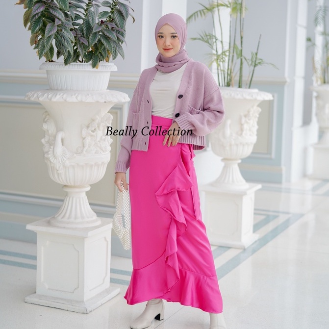 ROK SERUT | ROK SATIN KOREAN LOOK | ROK SASI SKIRT | QILA SKIRT ELSIRE | HANNA SKIRT | KALLA ROK SKIRT | ROK SERUT SATIN