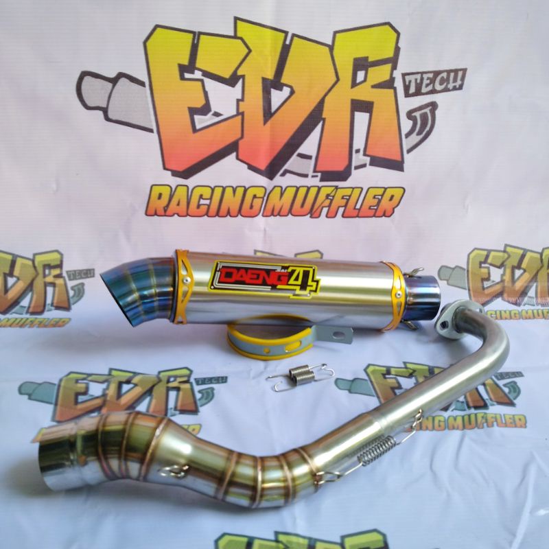 Knalpot Daeng Sai 4 Matic Nmax Aerox Vario125 Vario150 Beat Scoopy Mio dll