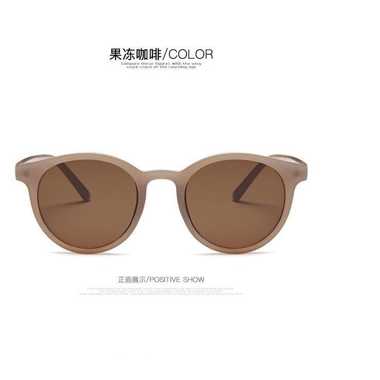 ✅COD [BBS] Kacamata Oval Korea Retro Pria dan Wanita-KC Hitam-Coklat Tua