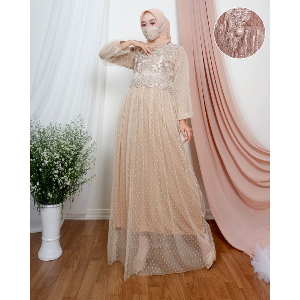 PROMO LONG GAMIS TULLE AMANDA / LONG GAMIS PESTA