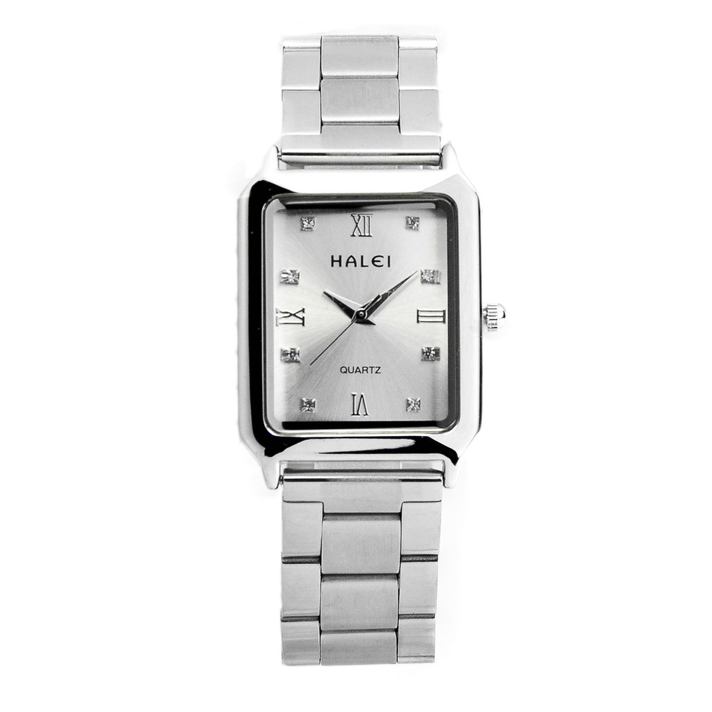 Halei watch Official Store Garansi Resmi Jam Tangan Wanita Halei 411 Elegant Permata Romawi Original