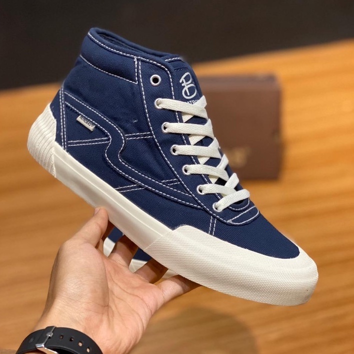 PATROBAS EQUIP HIGH BLACK WHITE, NAVY, MAROON & CHARCOAL - Sepatu  Sneakers Canvas Pria/Wanita Patrobas Original-6