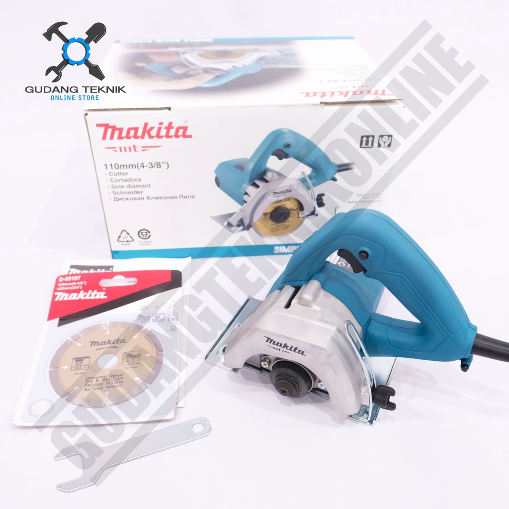 Mesin Potong Keramik 4&quot; MAKITA M4100ZX1B / Marble Cutter MAKITA M4100 4 Inch