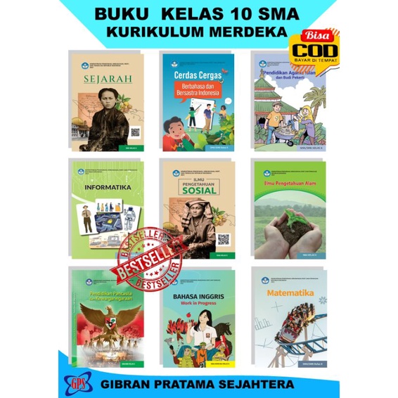 Jual BUKU KURIKULUM MERDEKA KELAS 10 SMA/SMK (KURIKULUM MERDEKA ...