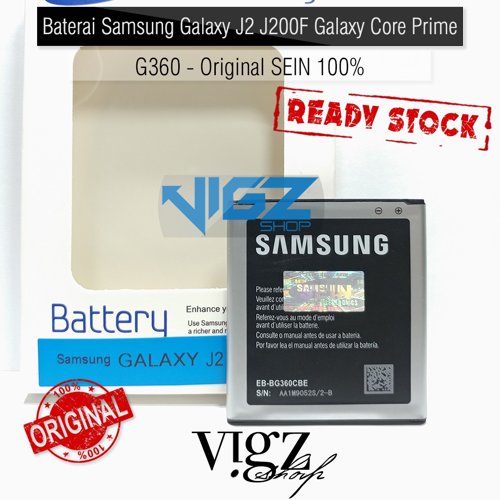 Baterai Samsung Galaxy J2 J200G J200F 2015 / Galaxy Core Prime G360 Original SEIN 100%