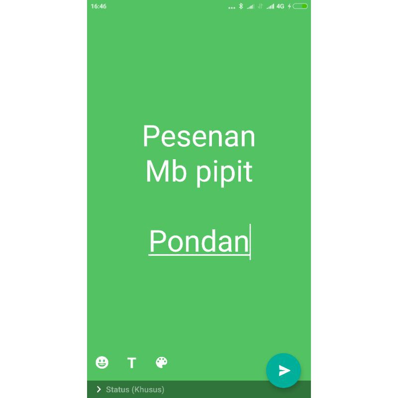 

Pesanan mbak pipit