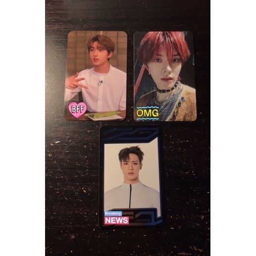 pc puff jisung barista + pc yuta universe jewel + uc jeno