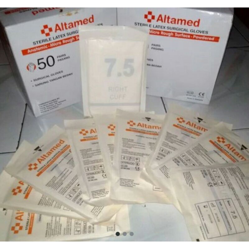 Sarung Tangan Bedah Steril/ Altamed Steril