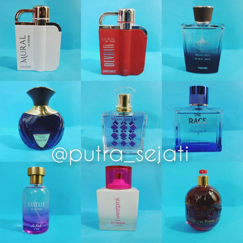 Termurah Tester Parfum Original 100% Mural Bruno Montecito Jeanne Arthes Parfum