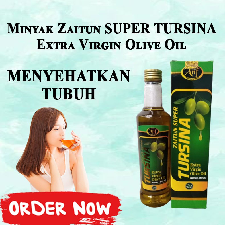 

Minyak Zaitun TURSINA Extra Virgin Olive Oil 350 ml