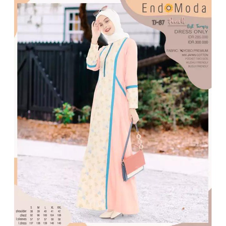 PROMO TERBARU ENDOMODA TJ 87 Peach List Tosca