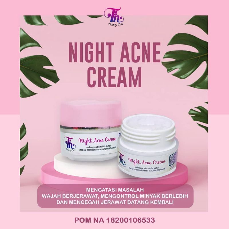Night Acne Cream bpom