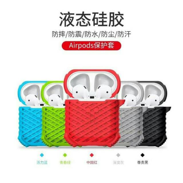 AIRPODS CASE AIRPOD POUCH PREDIUM SILICON KHUSUS AIRPODS BAWAAN IPHONE ORIGINAL