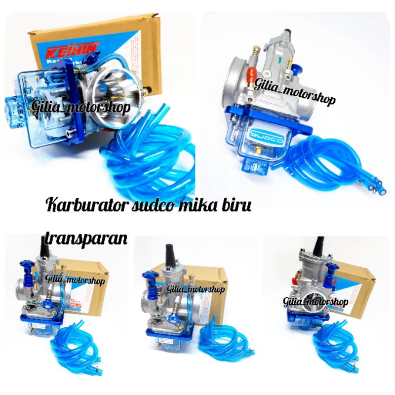 karburator Karbu Pwk28 - pwk30 - pwk32 - Pwk34 Mika Biru Transparan Keihin Racing Carburetor Karbu