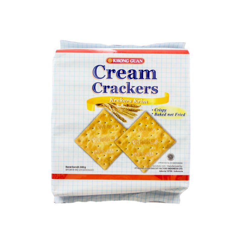 

Biskuit Cream Crackers Khong Guan 300g Murah