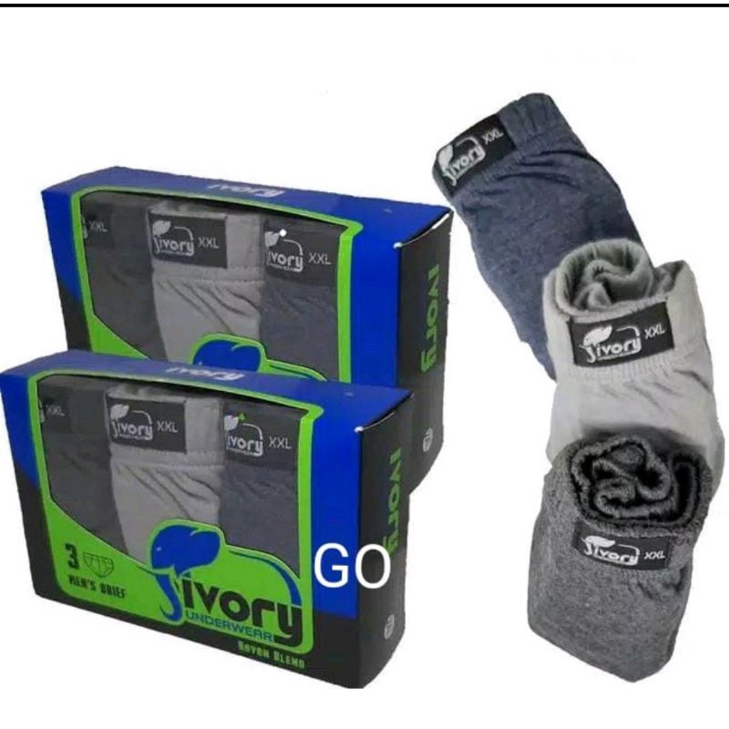 gof IV201 IVORY CELANA DALAM PRIA By RIDER Pakaian Dalam Cowok Underwear