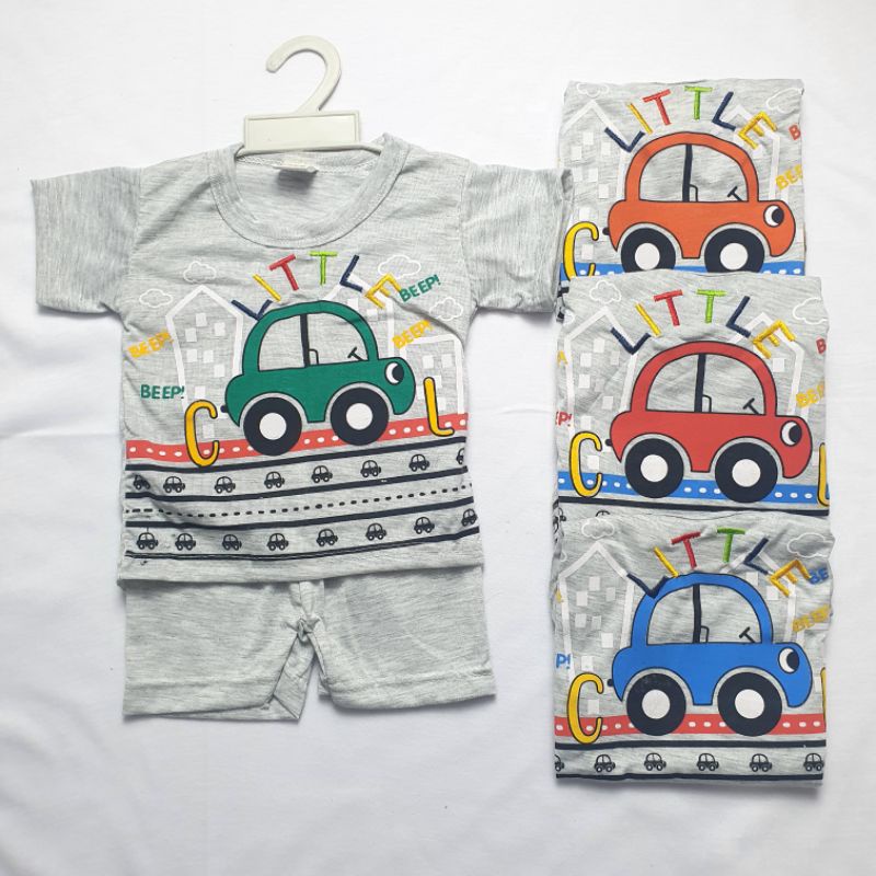 baju anak bayi laki laki 0-6 / baju anak bayi cowok / setelan oblong anak bayi lucu murah
