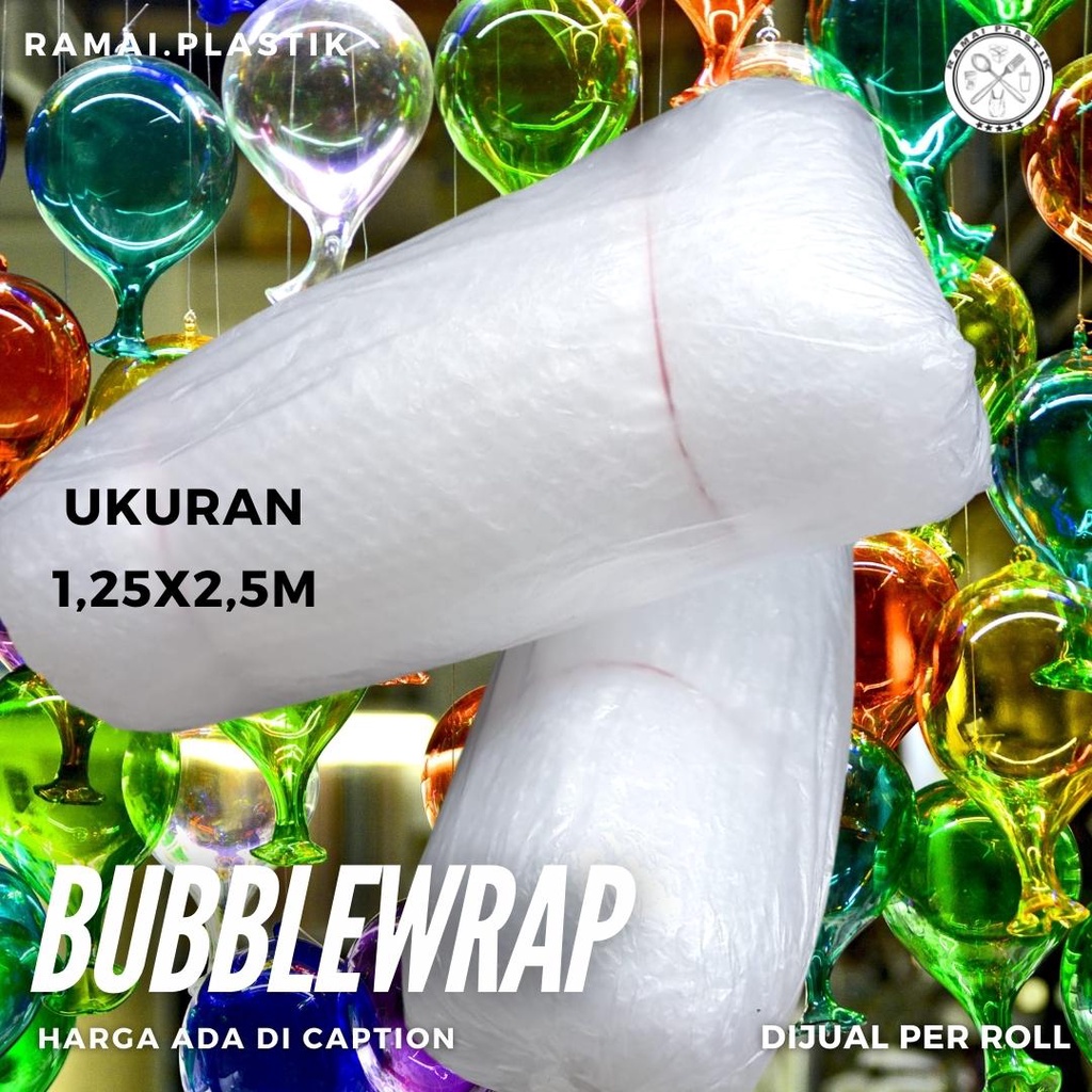 

Bubblewrap putih 2,5m