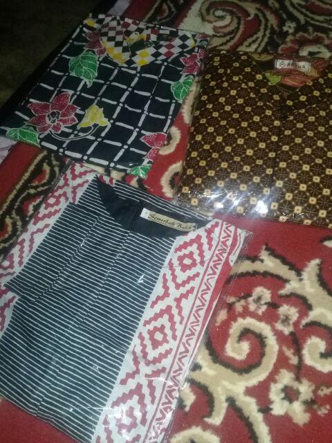 Gamis Bunga Mataram Kembang Wulu Lj Batik Solo Muslim Syari Konsangan Casual