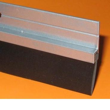 ℗ Door Rubber Seal Penutup Celah Pintu Door Bottom Rubber Seal Lis Pintu Karet Aluminium Silver ➱