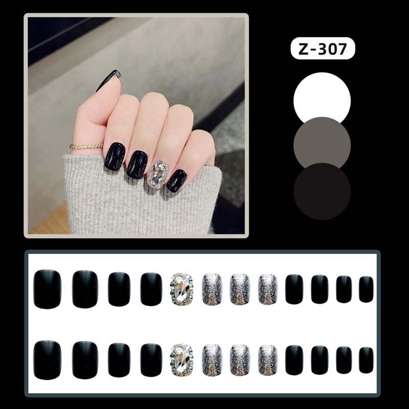 Kuku Palsu 【 A94，lem sticker】Nikah kuku Wedding False Nailart Pengantin Tanganwa