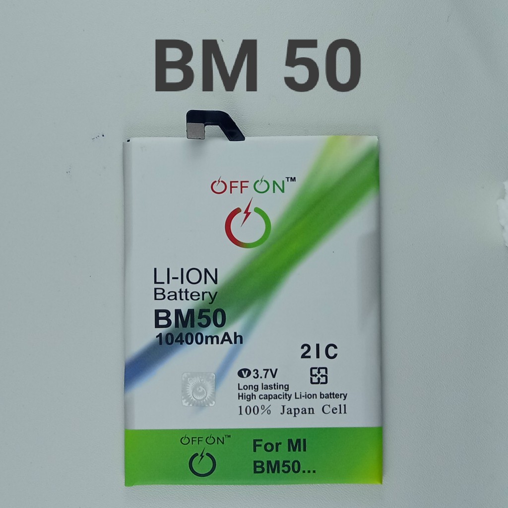 Battery Double power OFFON For IXiaomi BM50 Baterai