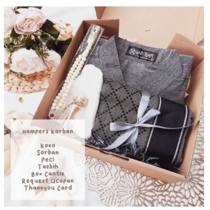 HAMPERS KOKO SAJADAH SORBAN KADO PACAR KADO COWOK KADO PRIA GIFTBOX diskon berkah