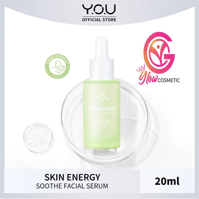 YOU SKIN ENERGY SOOTHE FACIAL SERUM SYMCALMIN+PURSLANE 20 ML