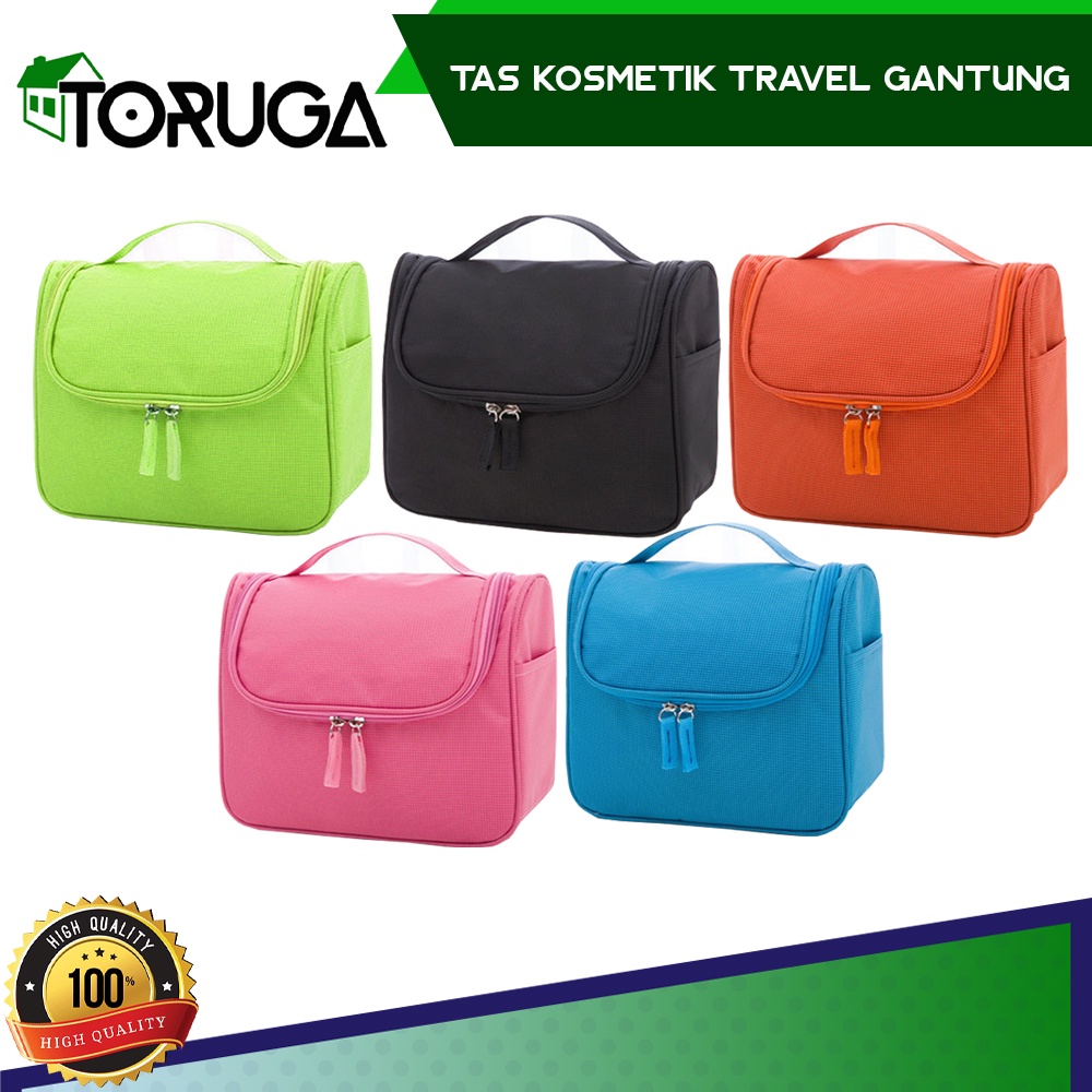 New Korean Toiletries Bag Travel - Tas Dompet Kosmetik Makeup Gantung