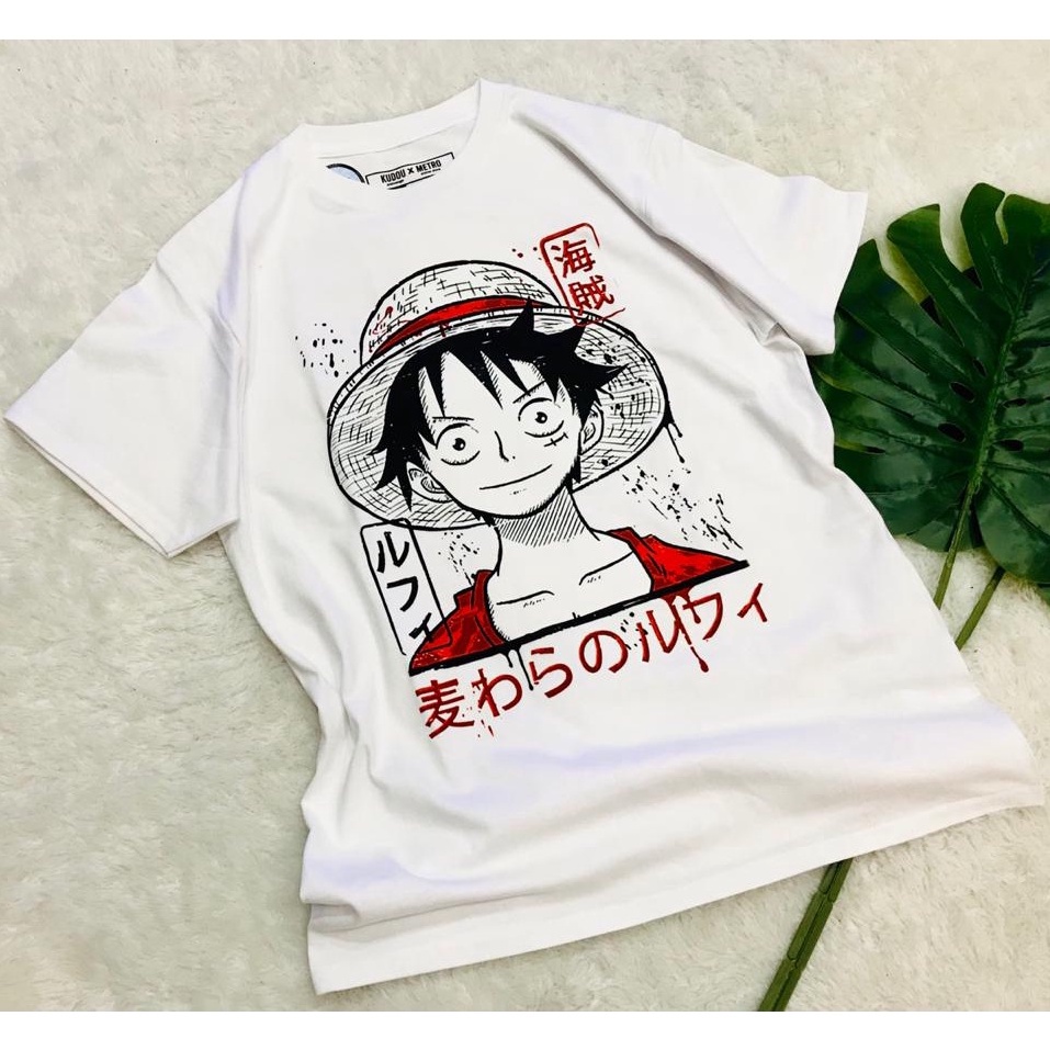 Tshirt Luffy the pirate king Anime Manga One Piece Premium Unisex