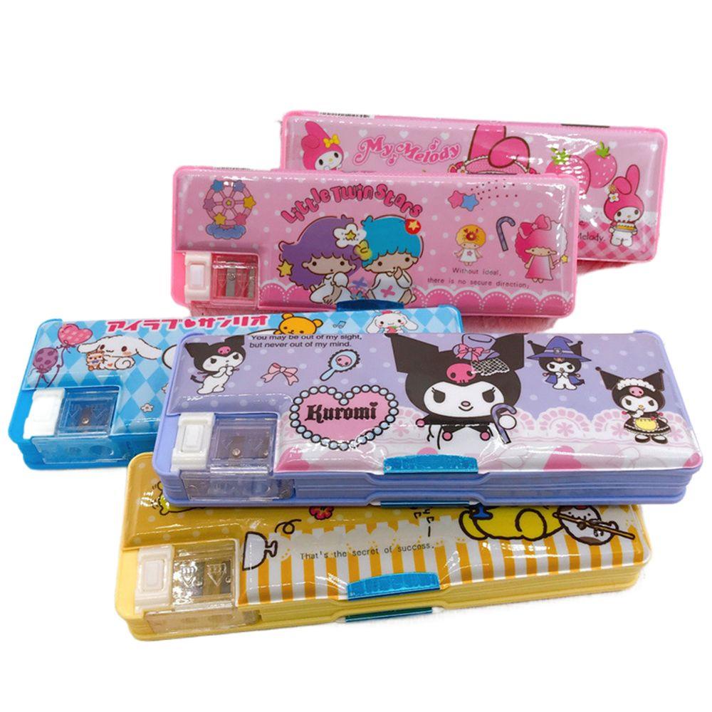 Nickolas1 Tempat Pensil Hadiah Ulang Tahun Anak Perempuan Kuromi Anime My Melody Kawaii Kotak Pensil