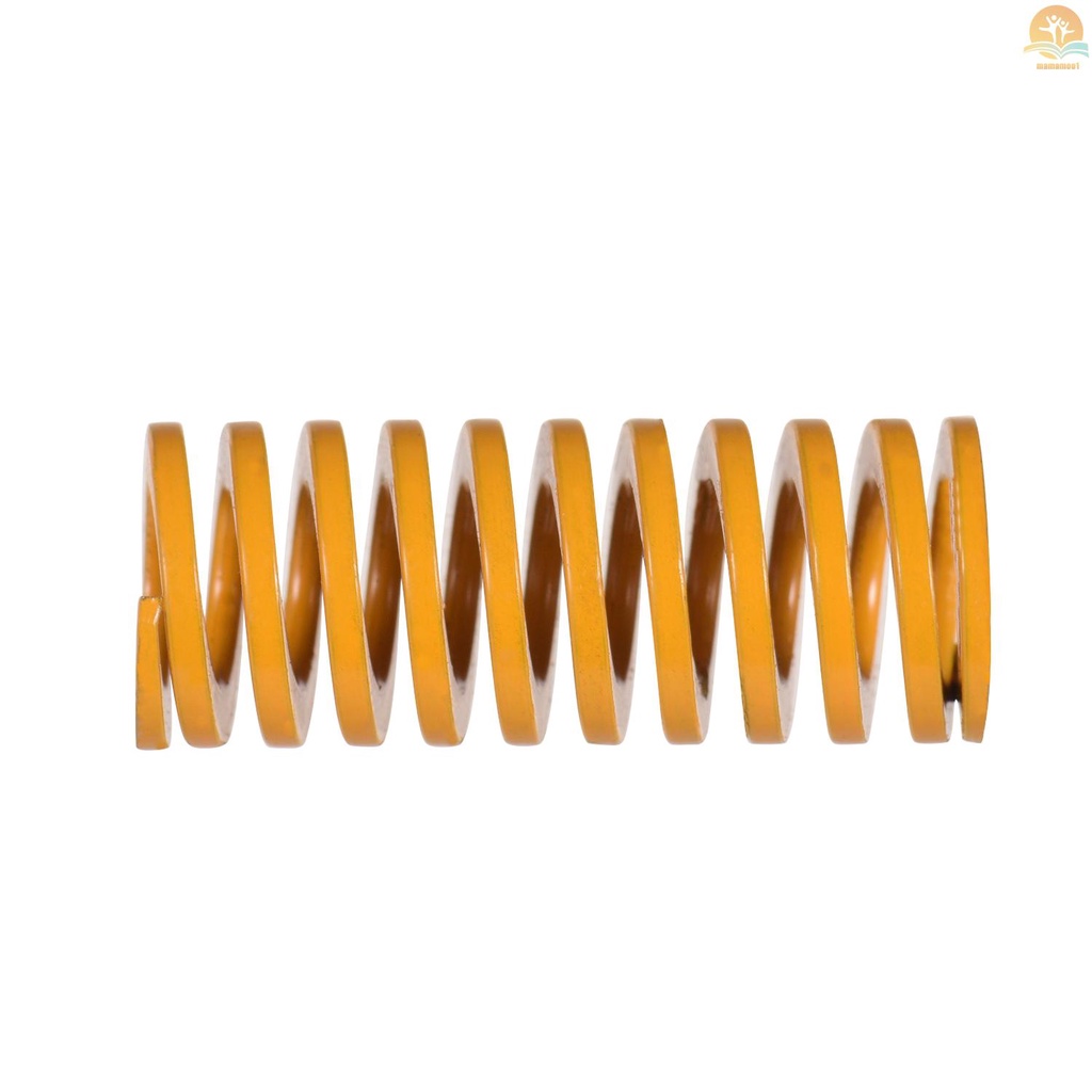 Yellow Mould Springs Heated Bed Compression Die Spring 10mm OD 20mm Length Compatible with Creality CR-7 CR-8 CR-10 CR-10 S4 CR-10 S5 3D Printer, 10pcs