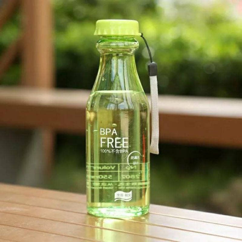 Bottle Minum Unik BPA FREE Anti Tumpah 550ML /Tempat Botol Air Minum-2