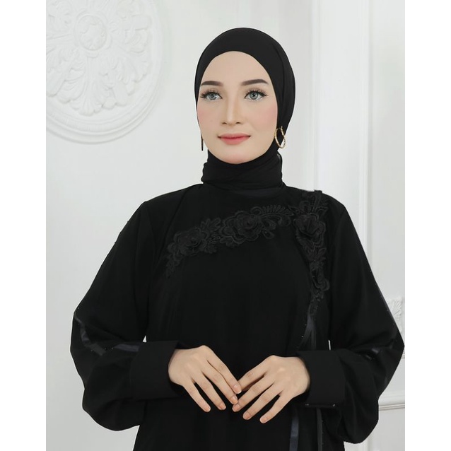 Gallery Exclusive Abaya Hitam Syari Gamis Bordir Turkey Dubai Safira