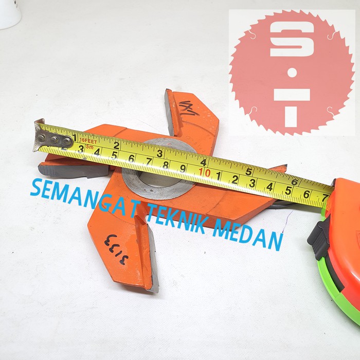 3133 MATA PISAU PROFIL ROUTER DUDUK SPINDLE PANEL PINTU KAYU 6" ATAS