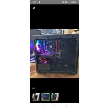 PC gaming streaming amd ryzen 3 1300x VGA 1050 ti 4 GB ddr5 128 bit