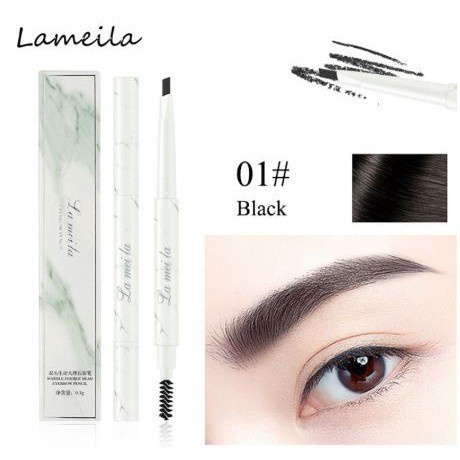 [MARBLE] LAMEILA DOUBLE HEADED MARBLE EYEBROW PENCIL/ PENEBAL ALIS MATA