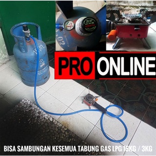 CONVERTER KOMPOR PORTABE UNTUK GAS LPG / ADAPTOR GAS KALENG KE GAS TABUNG LPG