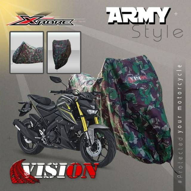 COVER MOTOR ARMY LOOKS + VISION ORIGINAL