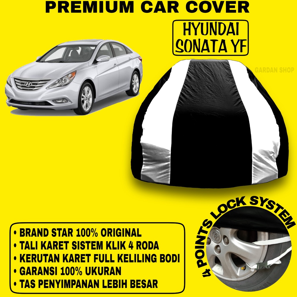 Body Cover HYUNDAI SONATA YF Sarung Strip SILVER Penutup Pelindung Bodi Mobil Hyundai Sonata Yf PREMIUM