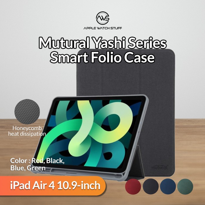 Mutural Yashi Series Smart Folio Case For iPad Air 4 2020 10.9 inch