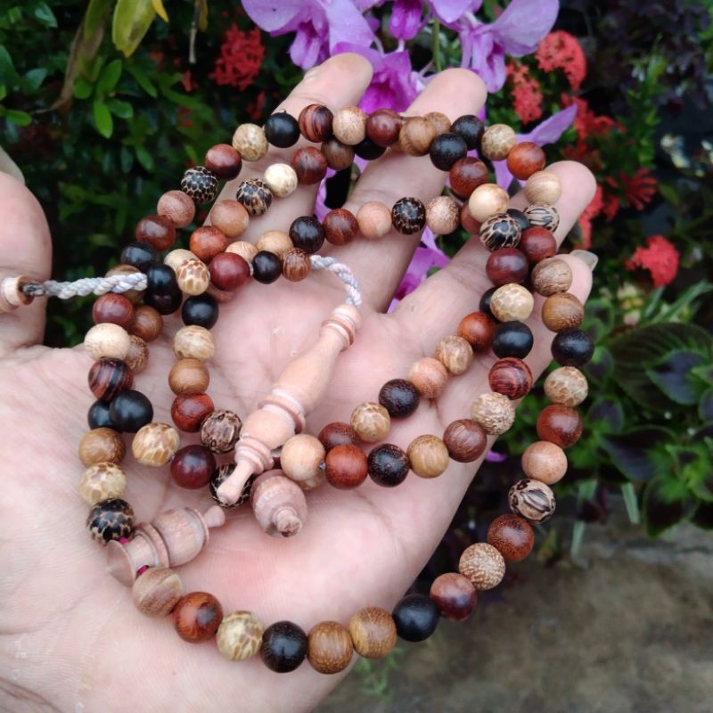 tasbih kombinasi 11 kayu bertuah 8mm