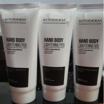 KITODERM HAND BODY LIGHTENING P05 - pemutih badan seketika- insta bright