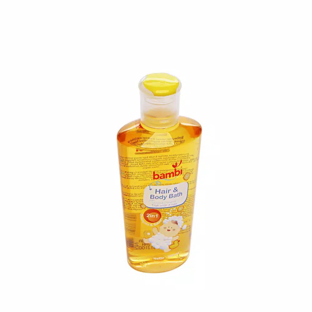 Bambi Baby Hair and Body Bath 100ml 200ml Refill 450ml