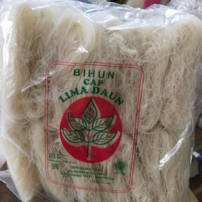 

Bihun cap Lima Daun 975gram 14pcs