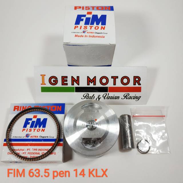 Piston 63.5 mm Pen 14 KLX - FIM