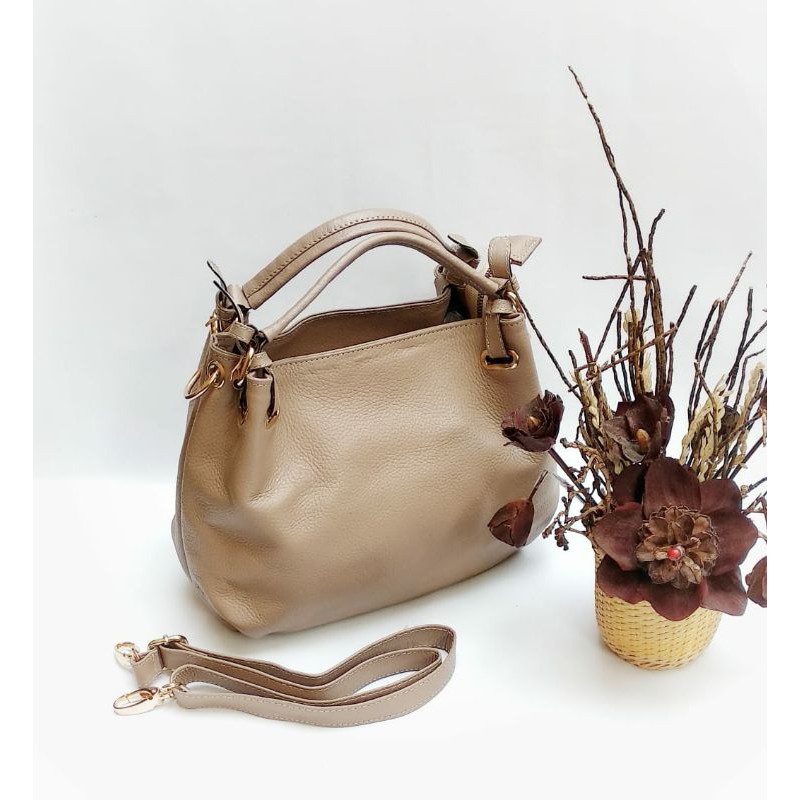 tas wanita model lv kulit sapi asli